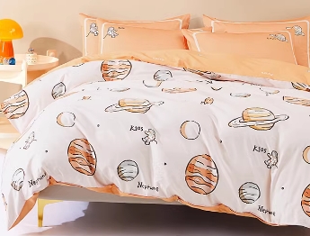 家紡手繪星系全棉A類抗菌三四件